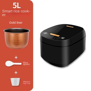 Cuisinière à riz numérique 5.1-6.0L avec contrôle par minuterie, affichage LED, chauffage par plaque inférieure, châssis en alliage d'aluminium, multifonction, 900W électrique - Product Image 2