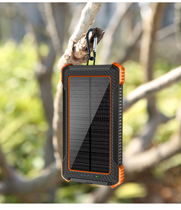 Produits les plus vendus Banque d'énergie <span class=keywords><strong>solaire</strong></span> 10000mah Powerbanks étanches pour l'extérieur Livraison gratuite pour téléphone portable - Product Image 4
