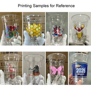 Vaso Transparente de PET de 12oz/16oz con Logotipo Personalizado, 98mm de Diámetro, Vasos Transparentes de Plástico para Smoothies, Café Frío y Bebidas con Hielo - Product Image 6