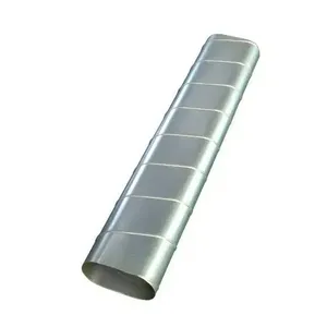 Verzinkter Stahl-Ovalspiralluftkanal mit Grafikdesign für HVAC-Systeme - Product Image 1
