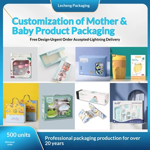 Custom Printed Flip Top White Cardboard <b>Boxes</b> for Breast Pads and Baby Care Products with Logo - Product Image 5