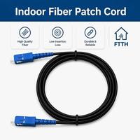 Cordon de raccordement en fibre optique simple mode simplex pour intérieur, 3 mètres
