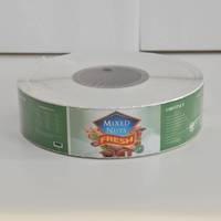 Autocollant en vinyle BOPP brillant, résistant à l'eau et à l'huile, écologique, durable, découpé sur mesure, résistant aux UV, pour cils