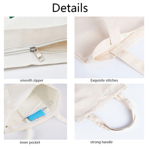 Borsa Shopper in Cotone Personalizzata di Alta Qualità 6oz 8oz 10oz 12oz, <span class=keywords><strong>Borse</strong></span> in Tela di Cotone Vuote con Logo Stampato - Product Image 5