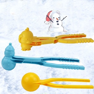 เครื่องทำลูกบอลหิมะราคาถูก ขายดี อุปกรณ์เล่นเกมกลางแจ้งฤดูหนาวสำหรับเด็ก ของเล่นสนุกๆ สำหรับทำลูกบอลหิมะ ตัวหนีบทำลูกบอลหิมะ ของเล่นต่อสู้ลูกบอลหิมะสำหรับเด็ก - Product Image 2