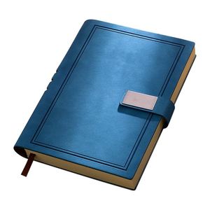 Libreta de Negocios Personalizada con Logotipo, A5, de Cuero PU, con Cierre Magnético, Placa Metálica, Diario de Reuniones, con Marcapáginas de Cinta, Regalo Corporativo - Product Image 4