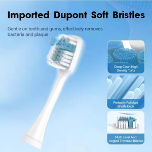 Cepillo de Dientes Sónico Inteligente con Carga Inalámbrica, Personalizado al por Mayor para Adultos, Viene con Estuche de Viaje - Product Image 5