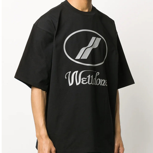 Camiseta de calle pesada para hombre con logotipo e imagen, camiseta de gran tamaño personalizada para hombre, camisetas gráficas estampadas - Product Image 2