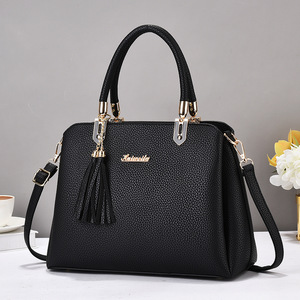 An Ru Shi Tassel Charm Handbag Middle Size Single Shoulder <b>Crossbody</b> <b>Bag</b> Everyday Outfits - Product Image 1