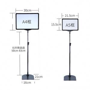 Présentoir métallique de haute qualité pour affiches, étiquettes de supermarché, bonbons, déchets, épicerie, utilisation en magasin, support d'étiquettes avec échantillon gratuit - Product Image 1