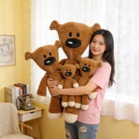 Peluche Ourson Mignon Style Douyin en Coton PP et Polyester, Taille 31cm-50cm, Unisexe, Poupée Bébé 0-24 Mois, Vente en Gros ODM Disponible