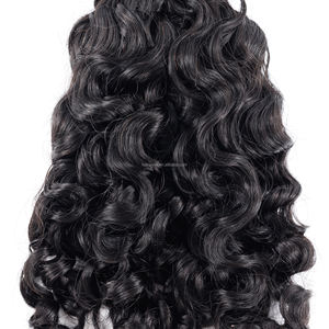 Venta caliente cabello humano doble dibujado vietnamita rizado birmano cabello crudo Bundle100% cutícula alineada cabello a granel - Product Image 2