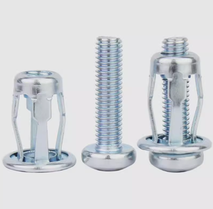 1/4 "x 18,9mm UNC / BSW Grob heber mutter Großer Flansch Runde offene glatte Griffe 0,4-4,7mm - Product Image 5