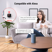 ThermoPro TP90 Thermomètre numérique intelligent WiFi pour la maison, hygromètre, capteur d'humidité et de température