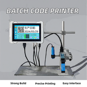 Impresora de inyección de tinta en línea automática para fecha y número de lote, máquina codificadora para impresora de inyección de tinta semiautomática en línea para fecha y número de lote - Product Image 2