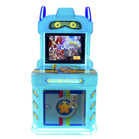 Machine d'aventure d'arcade pour enfants avec lumières LED, effets sonores et commandes tactiles sécurisées pour les centres de divertissement familial