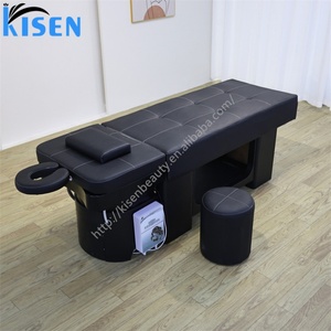Cama de Hidroterapia KISEN Multifuncional de Cuero Sintético Japonés para Terapia Capilar, Masajes y SPA con Circulación de Agua - Product Image 5