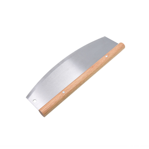 Cortador de Pizza Tipo Balancín de 14 Pulgadas, Más Eficiente que un Cortador de Pizza con Rueda, Hecho de Acero Inoxidable y Mango de Madera - Product Image 5