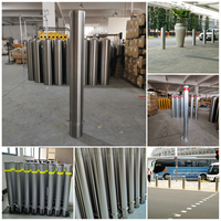 Prix d'usine KVS Bollard de sécurité souterrain coulé dans Guardian 89mm dans le sol Bollard en acier galvanisé à base de robinet