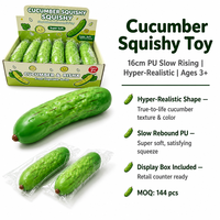 Jouet Squishy Géant Concombre en Mousse PU à Remontée Lente Southpeak, Jouet Anti-Stress à Presser, Usine de Squishies CE OEM Vente en Gros