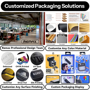 Tai nghe thể thao không dây Remax Over Ear Bluetooth HiFi Stereo Sound Tai nghe không dây có dây/nhẹ có mic - Product Image 3