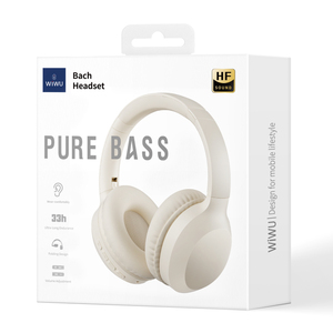 Casque sans fil WiWU blanc et noir, option BT V5.3, avec charge de type C, plus de 300 heures en veille, casque TD-01 - Product Image 5
