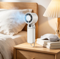 Ventilateur de poche pliable personnalisé avec logo, refroidissement par glace, vente en gros directe d'usine