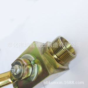 Válvula de Bola de Acero Inoxidable Kunxin YJZQ-J25, 775 psi, Alta Presión, Manual, para Aceite, Válvula de Bola Fija - Product Image 4