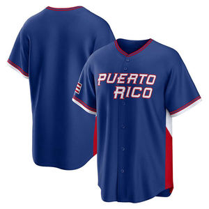 Maillot <span class=keywords><strong>de</strong></span> baseball 2026 Puerto Rico World Classic Edwin Diaz <span class=keywords><strong>Martin</strong></span> Maldonado brodé S-3XL - Product Image 3