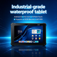 Tablet PC Industrial Resistente Dongji Star Android 16 de 10.1 Pulgadas, Escáner Impermeable, Lector de Códigos de Barras, RFID, NFC, UHF, 4G LTE