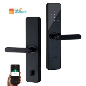 Glomarket Home Apartment Tuya Smart WiFi Aluminum Alloy Fingerprint Door Lock with Phone APP Remote Control Security - Product Image 1