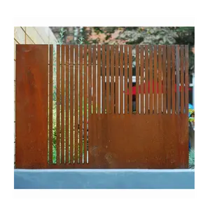 Custom Corten Staal Voor Landscaping Metalen Gazon Rand Verwering Corten Staal Voor Tuin Corten Stalen Rand