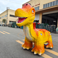 Manège électrique télécommandé en forme de dinosaure pour enfants, idéal pour les parcs d'attractions et centres commerciaux