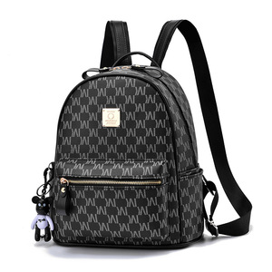 Hot Sale Luxury Mini PU Leather Women's School <b>Backpack</b> Small School Bag with Zipper Closure Fashion Purses for Girls <b>Ladies</b> - Product Image 1