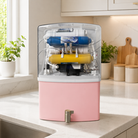 Système de filtration d'eau sous évier par osmose inverse, 5 étapes de filtration, auto-nettoyant, auto-vidange, 75 GPD, usage domestique