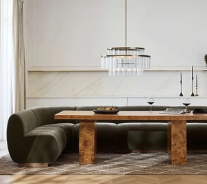 Table à manger en écorce d'arbre design, longue et large, pour la maison, le bureau, les fêtes, la cuisine - Plan de travail - Product Image 2