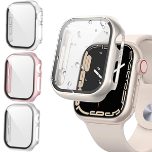 Pantalla completa de vidrio templado duro + PC Protector <span class=keywords><strong>Watch</strong></span> Case <span class=keywords><strong>Apple</strong></span> <span class=keywords><strong>Watch</strong></span> <span class=keywords><strong>Series</strong></span> 10 42/46mm para <span class=keywords><strong>Apple</strong></span> <span class=keywords><strong>Watch</strong></span> X Funda protectora - Product Image 2