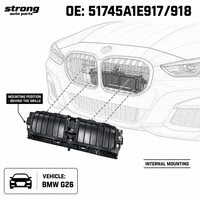 OE 51745A1E917 51745A1E918 Conduit d'air supérieur du radiateur pour BMW Série 4 G26 Gran Coupé I4 avec cache de commande d'obturateur actif, pièces robustes