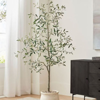 Arbre d'olivier artificiel haut de gamme personnalisé, arbre forgé, plantes vertes, décoration paysagère, décoration intérieure, salon, décorations de sol