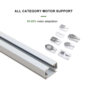 Rails de rideaux automatiques Shomfy en alliage d'aluminium de 1,8 mm avec accessoires intelligents pour salon, design moderne - Product Image 3