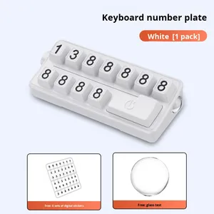 Tarjeta de Número de <span class=keywords><strong>Teléfono</strong></span> para Estacionamiento <span class=keywords><strong>Temporal</strong></span> de Automóviles, Diseño Creativo y Único 2026, con Luz, Martillo de Seguridad y Cortador de Cinturón - Product Image 6