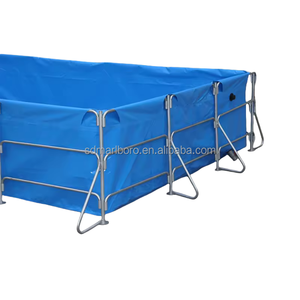 Çin özelleştirme için yüksek kalite esnek PVC tuval balık yetiştiriciliği <span class=keywords><strong>tank</strong></span>ı tarım tankları Clownfish - Product Image 5