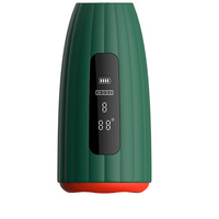 Godemiché vibrant automatique LCD pour hommes, stimulateur de pénis, jouet sexuel pour adultes