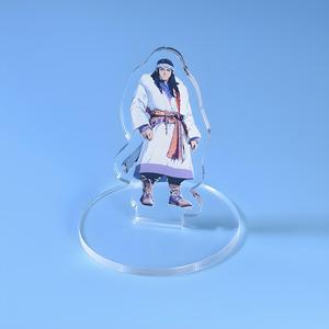 HanXin muestra gratis personalizado transparente acrílico arena movediza soporte personaje de dibujos animados Anime artesanías de plástico con personalidad