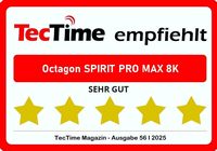 Octagon Spirit Pro Max 8K Android TV Box con WiFi de Doble Banda, Control Remoto por Voz, HDR10+, HLG, 4GB de RAM y 64GB de Almacenamiento
