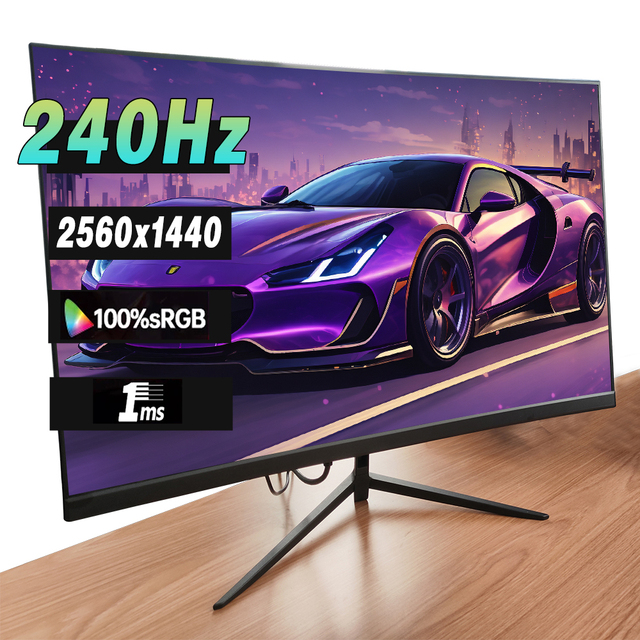 Super Thin Frameless IPS Screen PC Computer LCD Display  Monitor Gaming Monitors 144Hz 300/240/180/165/100hz 24/27/32 Inch 2K/4K