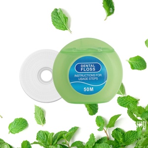 Micro rainures sans PFAS menthe dents orales espaces serrés cordes tissées résistant au déchiquetage végétalien ciré <span class=keywords><strong>Super</strong></span> ruban <span class=keywords><strong>fil</strong></span> <span class=keywords><strong>dentaire</strong></span> - Product Image 2