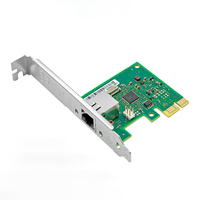 Carte réseau Gigabit sans fil à port unique avec puce I210, 1000 Mbps, PCI Express, RJ-45, carte serveur interne en stock