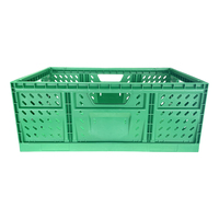 Caisses pliables de boîte pliable résistante de récipients en plastique pour le supermarché de légumes de fruits