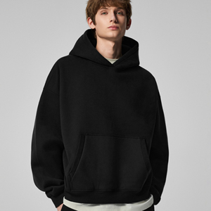 Felpa con Cappuccio Oversize Personalizzabile Stile Streetwear da Uomo, Foderata in Pile, Vendita all'Ingrosso - Product Image 1